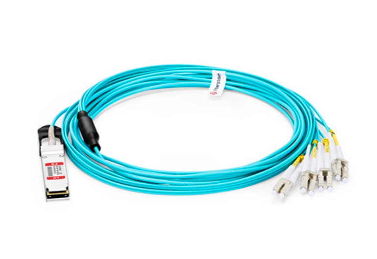 Cable de Breakout Óptico Activo 40G QSFP+ a 4 dúplex LC 5m (16ft) - Compatible con Cisco QSFP-8LC-AOC5M